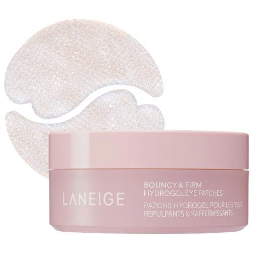 LANEIGE - Bouncy & Firm Hydrogel Eye Patches for Dark Circles, Depuffing, & Wrinkles