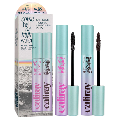 caliray - Come Hell or High Water 24-hour Volumizing & Lengthening Tubing Mascara Duo