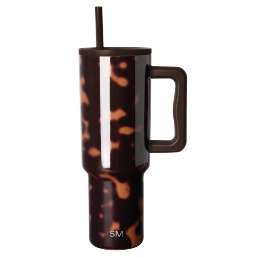 Simple Modern - Tumbler with Handle and Straw (Tortoise)