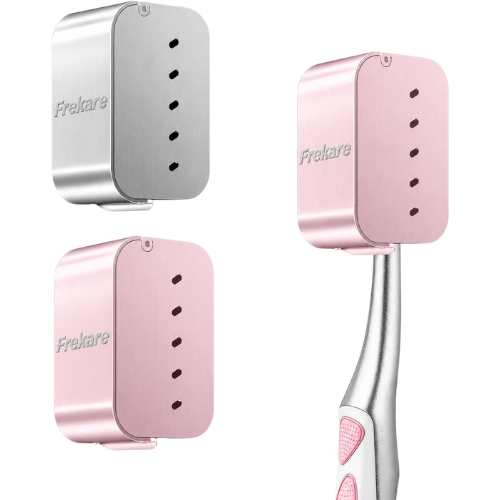 Aluminum Toothbrush Covers Caps 2stk
