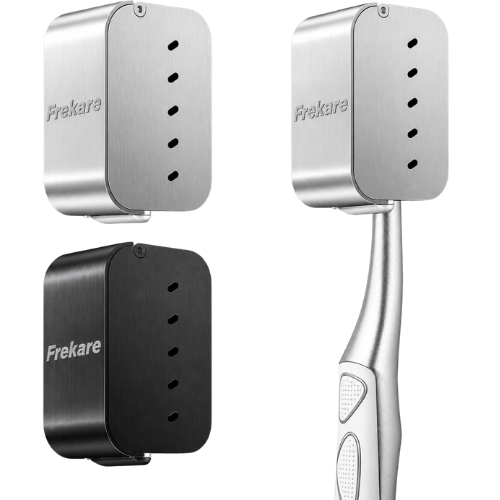 Aluminum Toothbrush Covers Caps 2stk