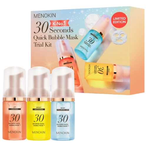 MENOKIN - 30 Seconds Quick Bubble Mask Trial Kit