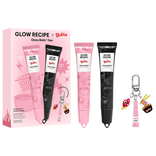 Glow Recipe x Buldak - Glass Balm Hydrating Lip Treatment Duo Gift Set