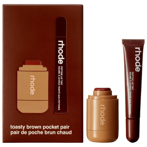 rhode - Pocket Pair Limited Edition Lip + Cheek Set (a toasty brown pair)