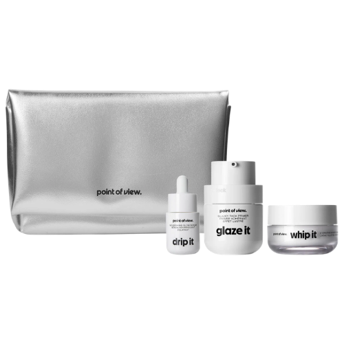 point of view. - glaze + glow k(it) makeup and skincare gift set