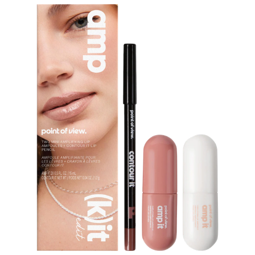 point of view. - amp (k)it edit lip trio makeup gift set