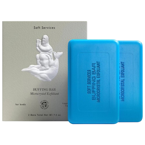 Soft Services - Buffing Bar Exfoliating Body Bar for KP and Ingrown Hair (2 pack)