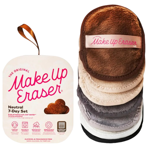 The Original MakeUp Eraser - MakeUp Eraser® Neutrals 7-Day Set Reusable Makeup Remover